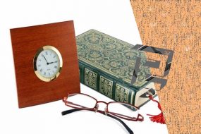 تصویر موجود در ارین بیوتی ساعت رومیزی چوبی تارا