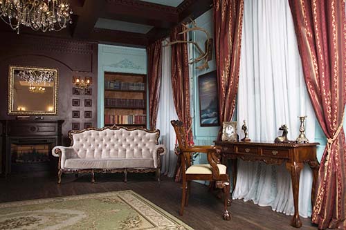 سبک سنتی طراحی داخلی چوبی